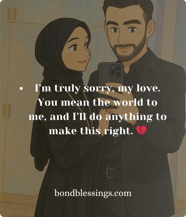 Romantic Apology Message for Her to Melt Her Anger