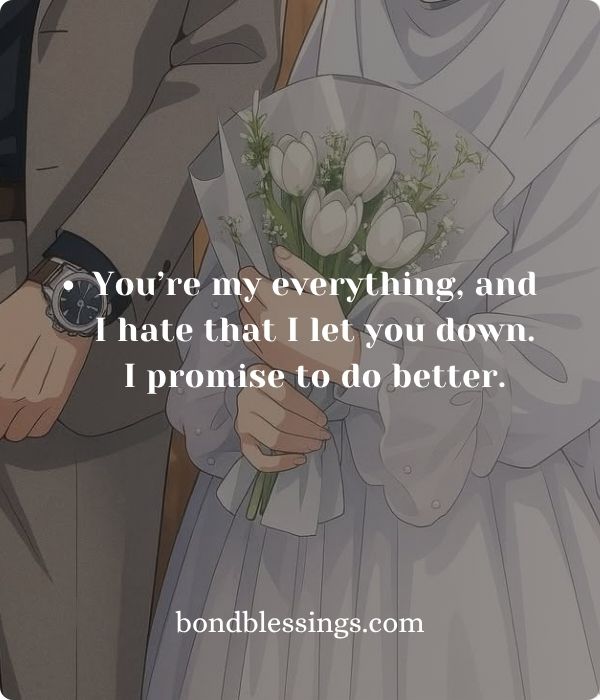 Apology Message for Her to Say Sorry in a Cute Way