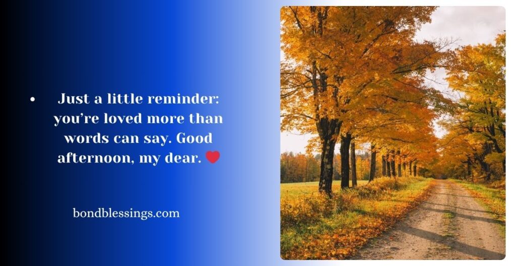 Simple and Short Good Afternoon Greetings for Her