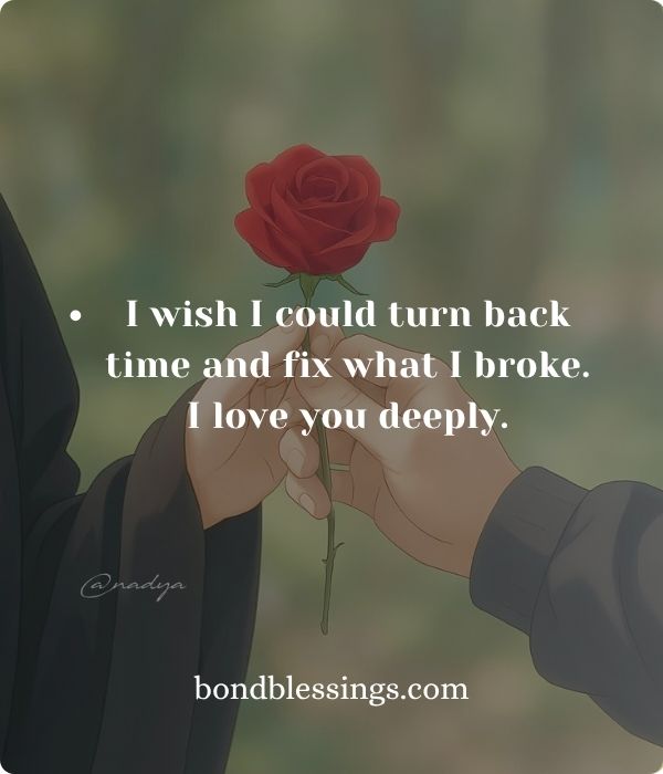 Heartfelt Apology Message for Her for Hurting Her
