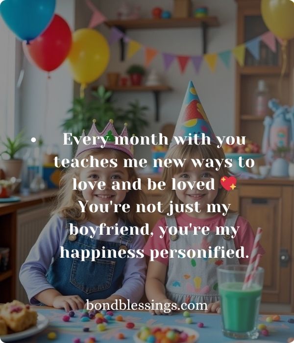 Inspirational Monthsary Message for Him or Her