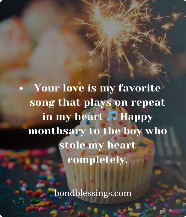 Monthsary Message for Your Crush or New Love