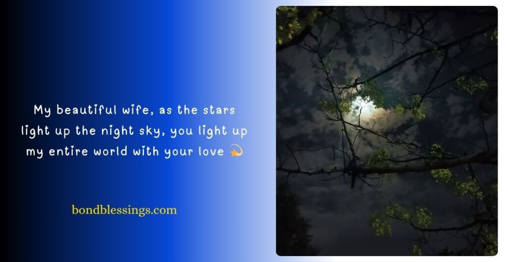 Sweet Good Night Message for Wife