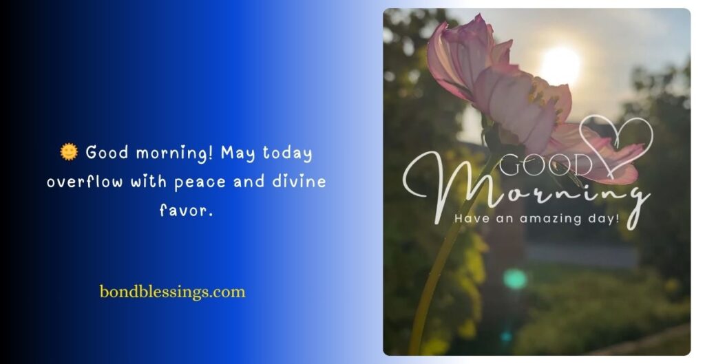 Beautiful Good Morning Blessings