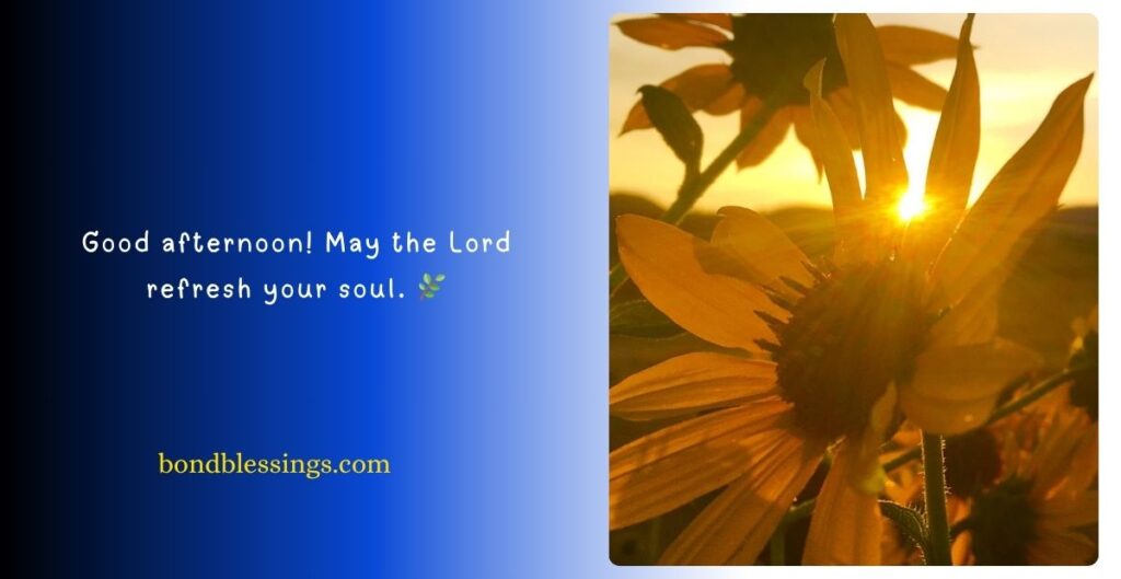 Good Afternoon Blessings and Prayers for Friends