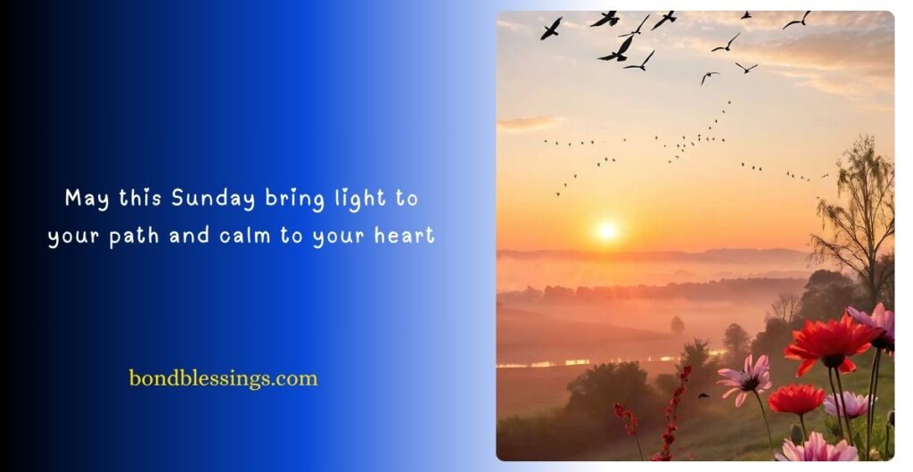 Beautiful Good Morning Sunday Blessings Quotes