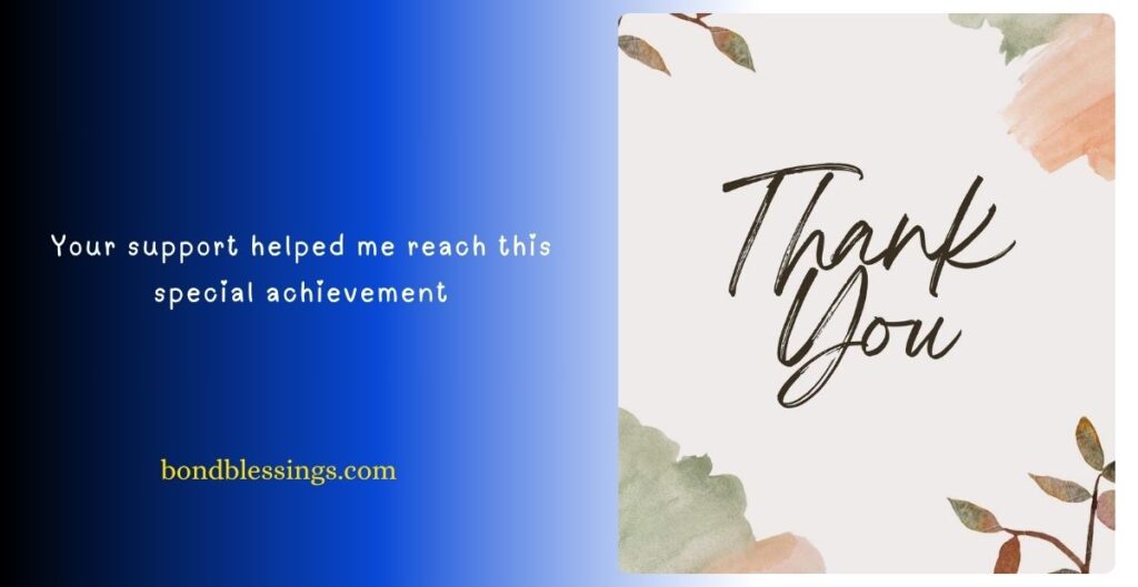 Ways to thank a supervisor for their support