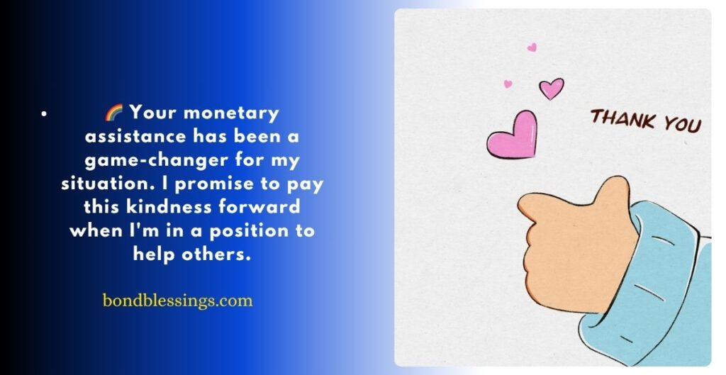 Thank You Message for Financial Support During Medical Emergency