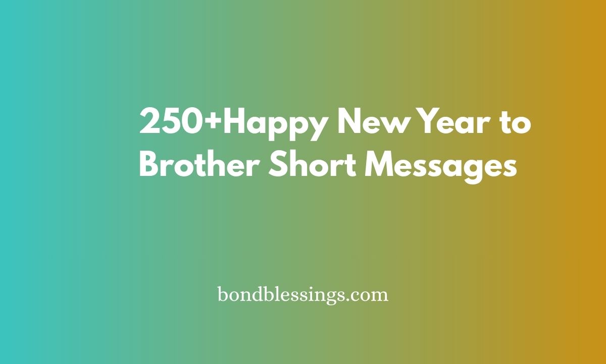 happy new year to brother