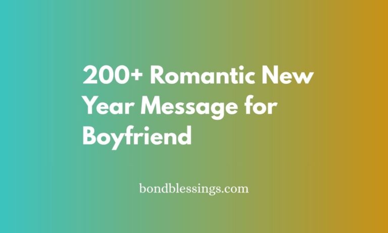 200+ Romantic New Year Message for Boyfriend