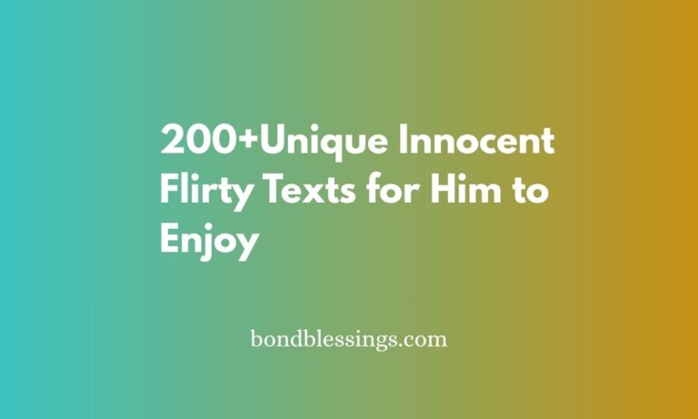 innocent flirty texts for him