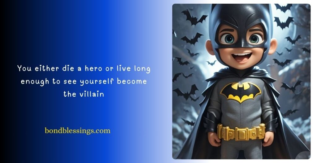 Iconic Batman Lines Dark Knight