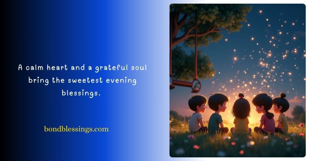 Good Evening Blessings Bible Verse