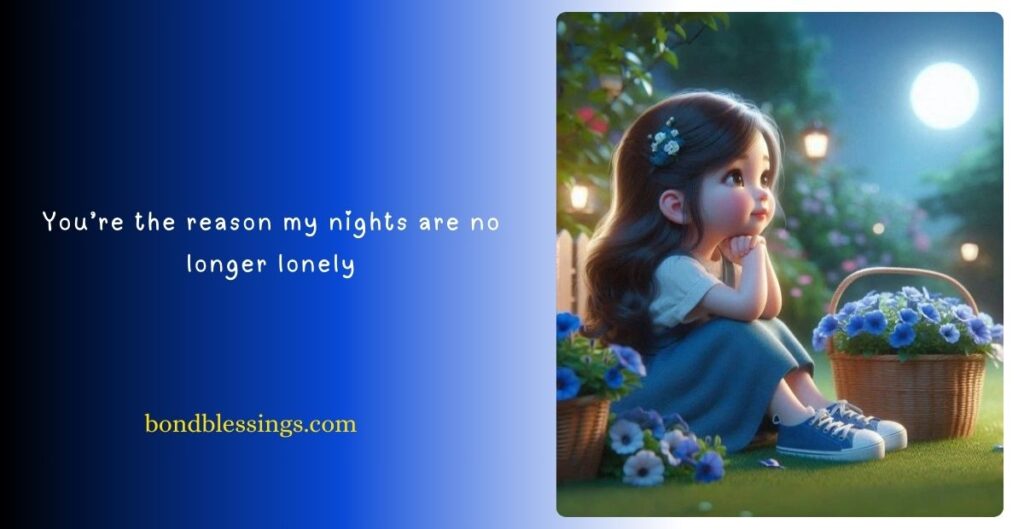 Romantic good night message for him