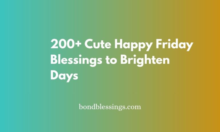 cute happy friday blessings