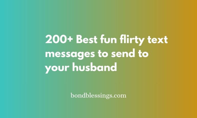 fun flirty text messages to send to your husband