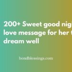 good night love message for her