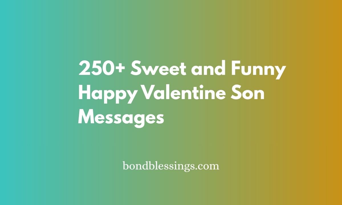 happy valentine son