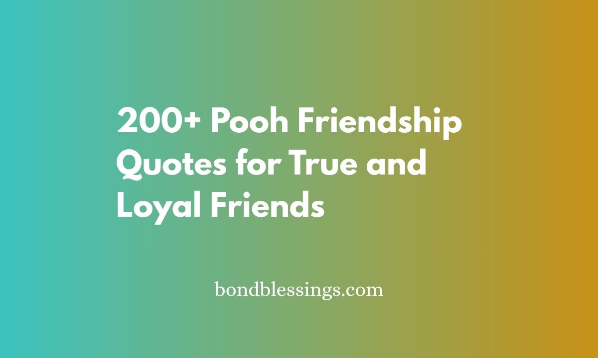 pooh friendship quotes