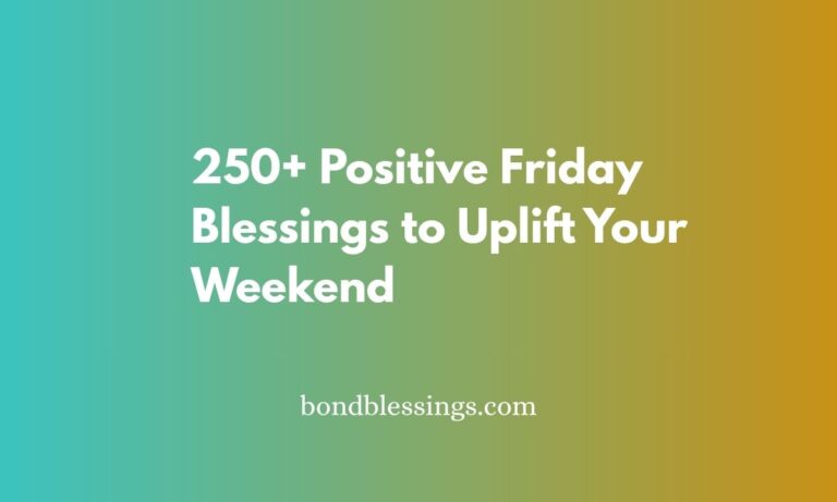 positive friday blessings