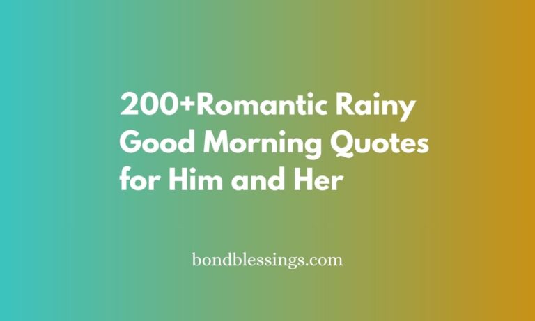 romantic rainy good morning quotes