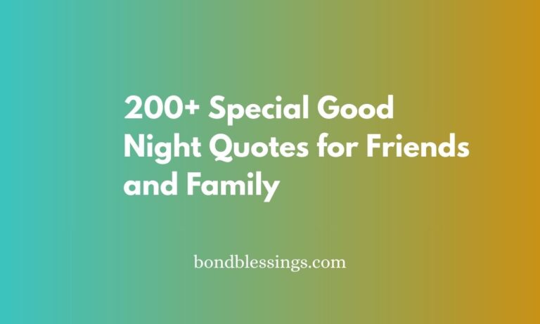 special good night quotes