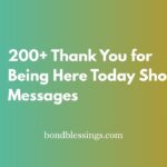 thank you for being here today