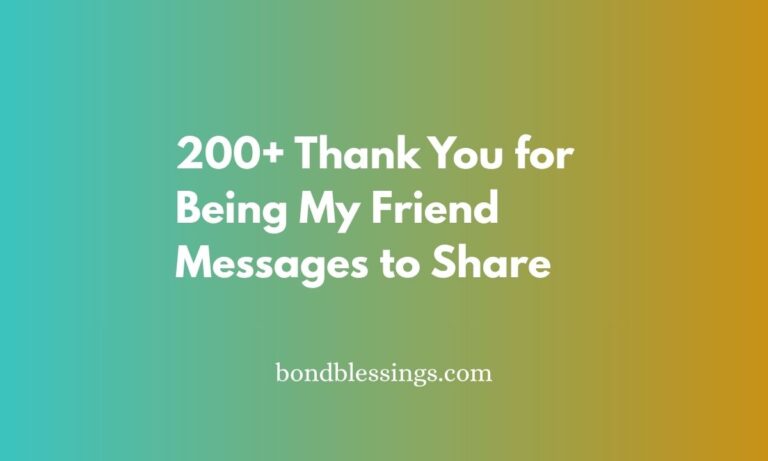 thank you for being my friend