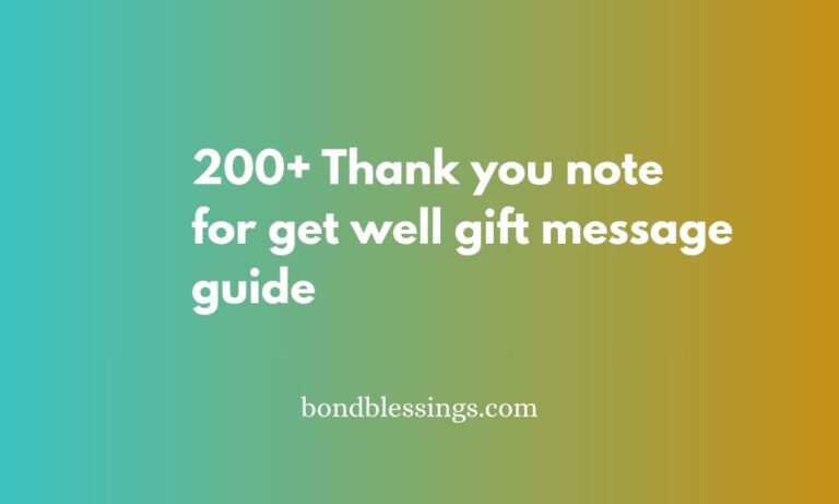 thank you note for get well gift