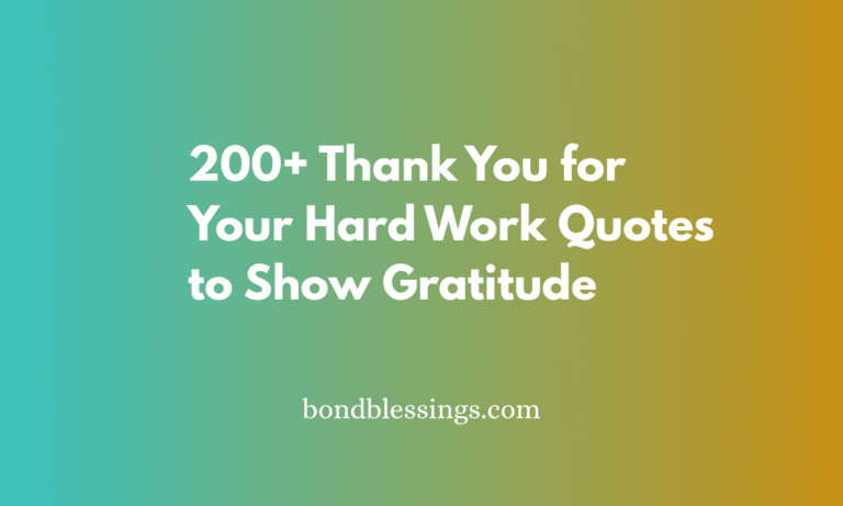 thank you for your hard work