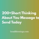 thinking about you message