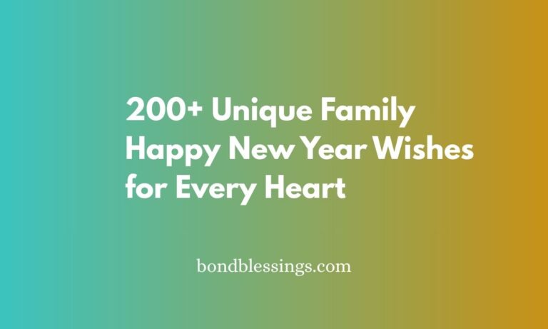 unique family happy new year wishes
