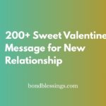 valentine's message for new relationship