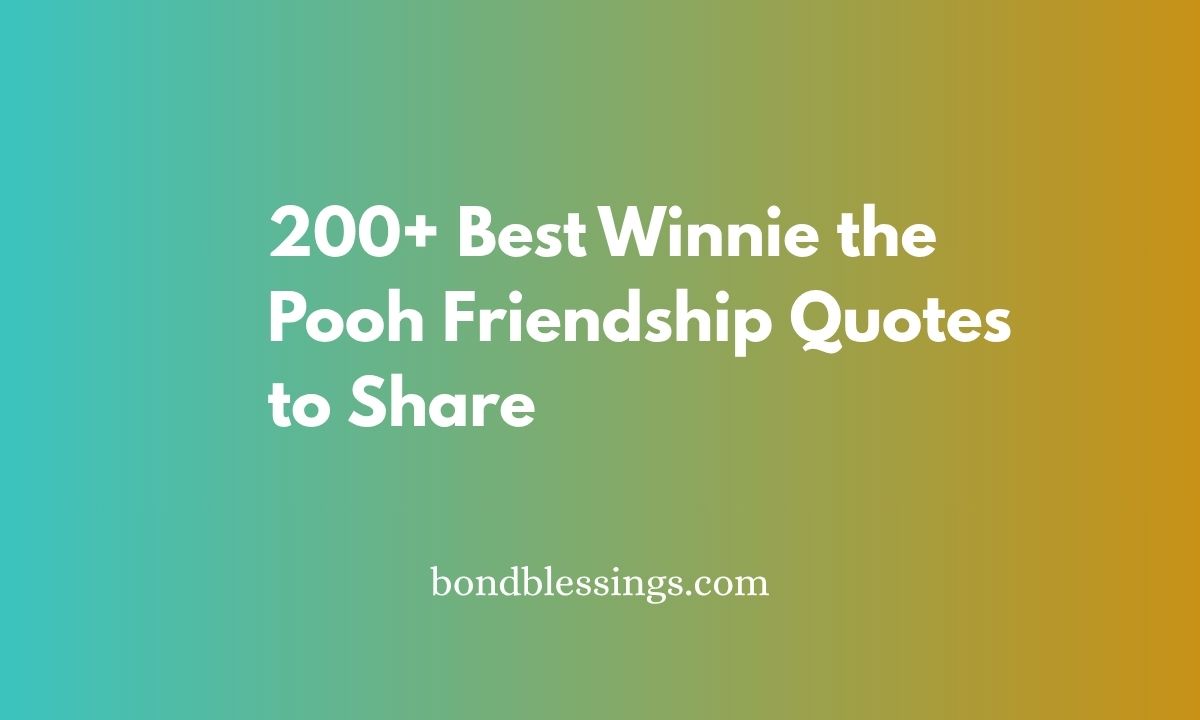 winnie the pooh friendship quotes