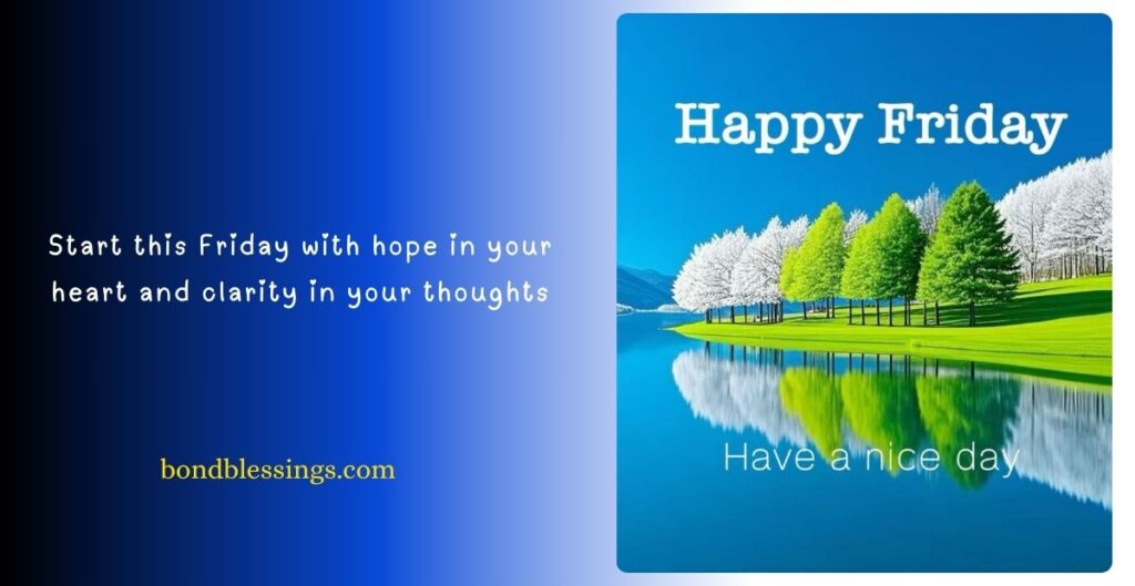 Happy Friday Blessings Messages