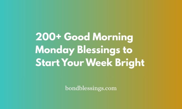 good morning monday blessings