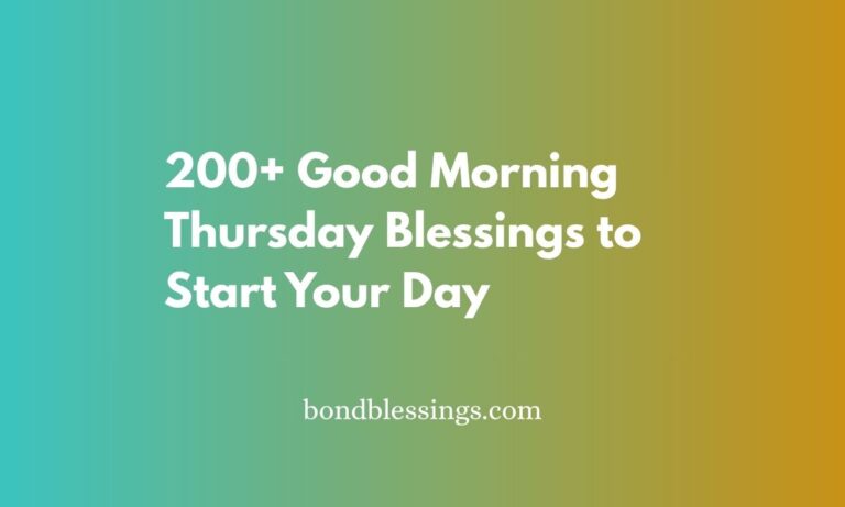 good morning thursday blessings