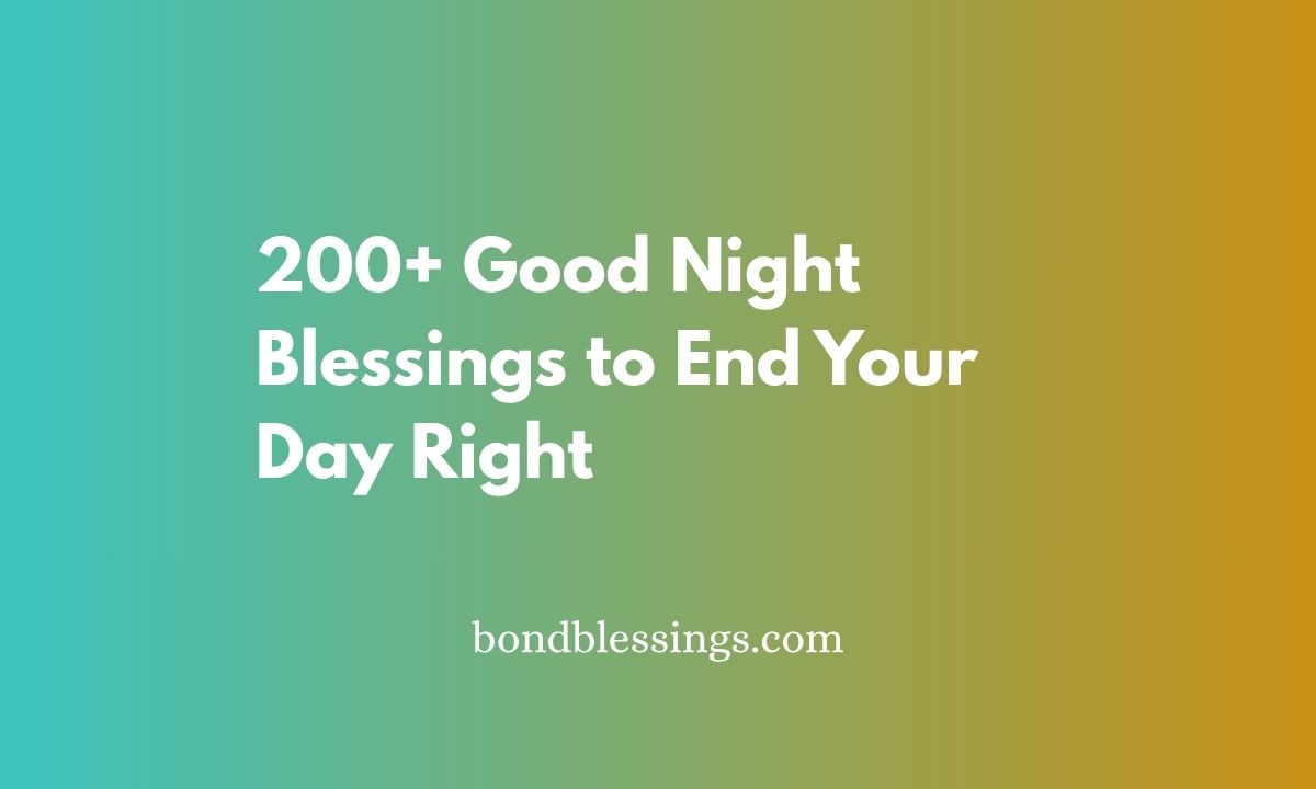 good night blessings