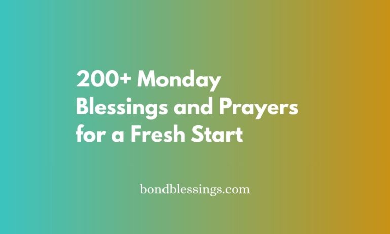 monday blessings
