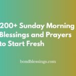 sunday morning blessings and prayers