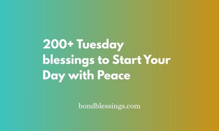 tuesday blessings